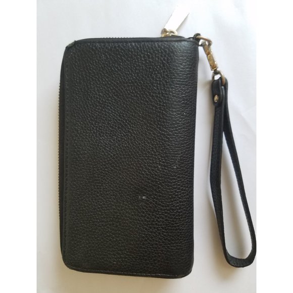 Michael Kors Large Smartphone Wristlet Leather Zip-Around Wallet - Picture 8 of 15